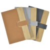 a group of brown and grey papers