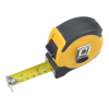 a yellow and black tape measure