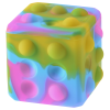 a colorful cube with dots