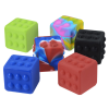 a group of colorful cubes