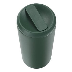 Additional Image 3 - a green plastic cup with a lid