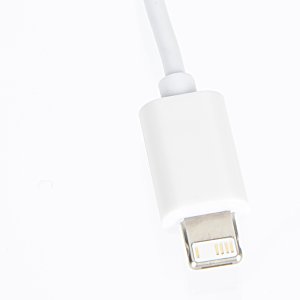Additional Image 1 - a white cable with a white connector