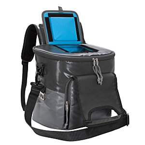 Additional Image 3 - a black and grey bag with a blue screen