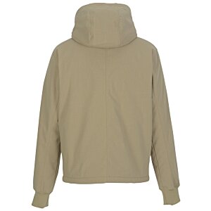 Additional Image 1 - a tan jacket with a hood