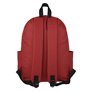 Additional Image 1 - a red backpack with black straps