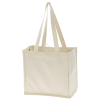 a white bag with handles