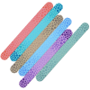 a group of colorful nail files