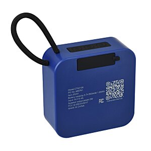 Additional Image 2 - a blue rectangular object with a black cord
