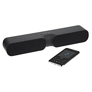 Additional Image 1 - a black rectangular speaker with a rectangular object on the side