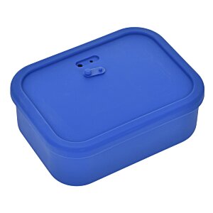 Additional Image 1 - a blue plastic container with a lid