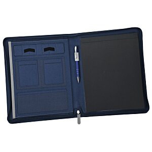Additional Image 2 - a blue and black notebook with pen