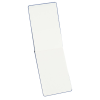 a white rectangular object on a white background