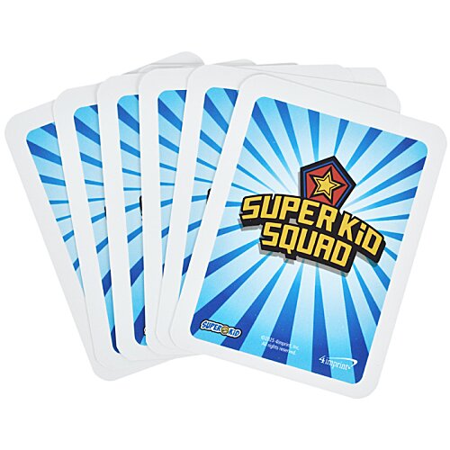 Additional Image 3 - a group of cards with a yellow and blue design