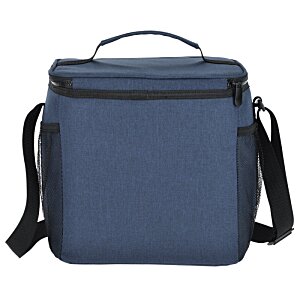 Additional Image 3 - a blue cooler bag with black straps