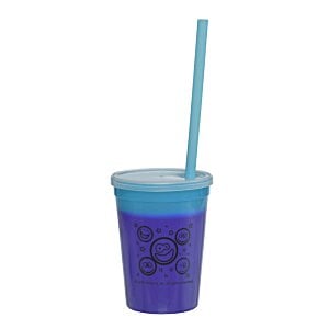 Additional Image 9 - a blue cup with a straw