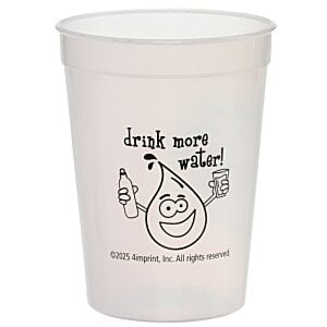 Additional Image 3 - a white plastic cup with black text