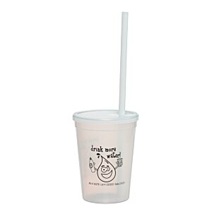 Additional Image 8 - a white cup with a straw