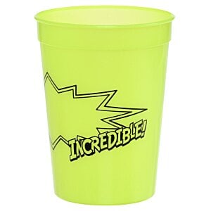 Additional Image 3 - a yellow plastic cup with black text