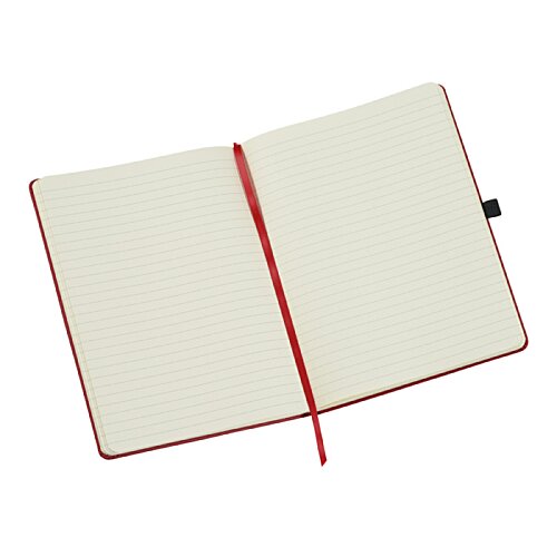 Additional Image 1 - a white notebook with red band