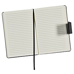 a close-up of a notepad