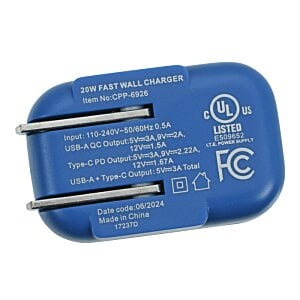 Additional Image 5 - a blue rectangle with two metal tips