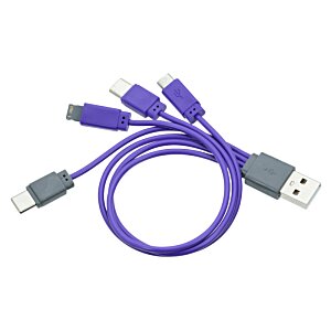 Additional Image 2 - a close-up of a purple cable