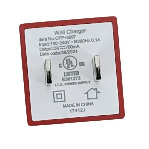 Additional Image 8 - a white and red rectangular sign with black text