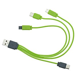 Additional Image 2 - a green usb cable with black connectors
