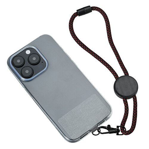 Additional Image 1 - a cell phone with a lanyard