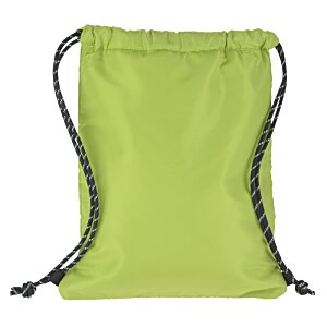 Additional Image 2 - a green bag with black string