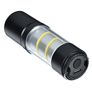Additional Image 4 - a black and silver cylinder with yellow stripes