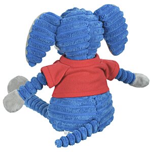 Additional Image 1 - a blue stuffed animal with a red shirt