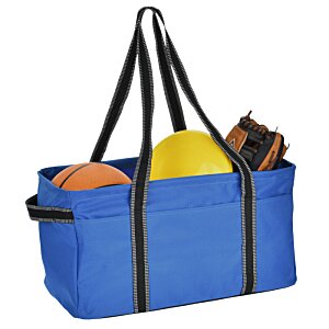 Additional Image 2 - a blue bag with a yellow ball inside