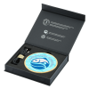 Additional Image 6 - a black box with a blue circle on it