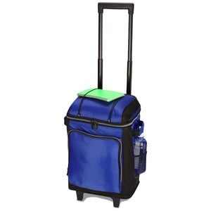 Additional Image 2 - a blue luggage with a handle