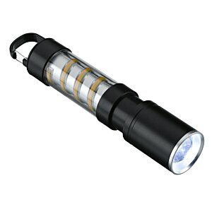 Additional Image 3 - a black and silver flashlight