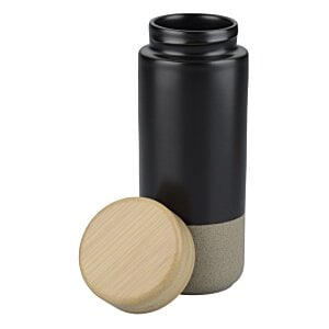 Additional Image 1 - a black and tan container