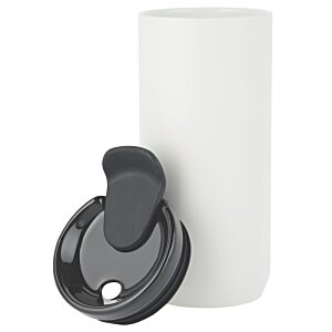 Additional Image 4 - a white cylinder with a black ring