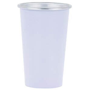 Additional Image 1 - a white cup with silver lid