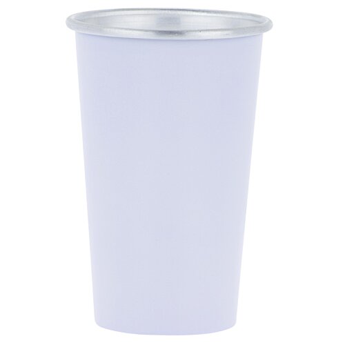 Additional Image 1 - a white cup with silver lid