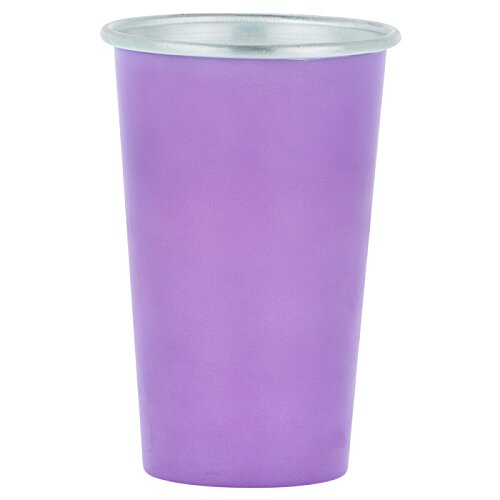 Additional Image 3 - a purple cup with silver lid