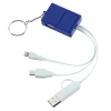 Additional Image 1 - a blue usb cable with white cord