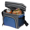 Additional Thumbnail Image 1 - a blue and black cooler bag with a ball inside