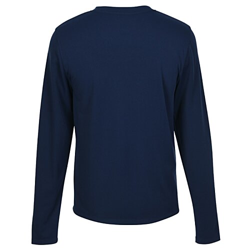 Additional Image 1 - a blue long sleeved shirt