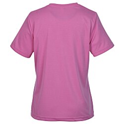 a pink shirt on a white background