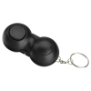 Additional Image 1 - a black key chain with a black circle on it
