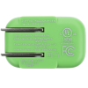 Additional Image 7 - a green rectangle with two black metal tips