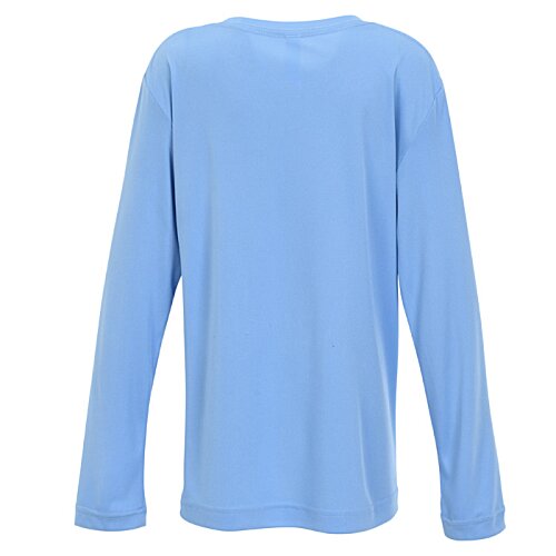 Additional Image 2 - a blue long sleeved shirt