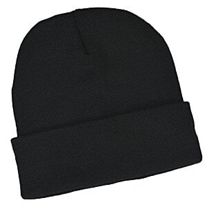 Additional Image 2 - a black beanie on a white background
