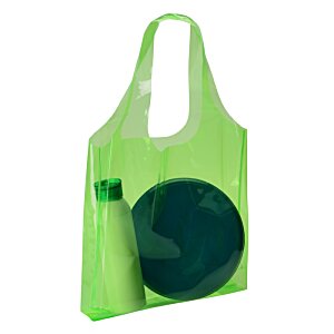 Additional Image 1 - a green plastic bag with a black circle on it